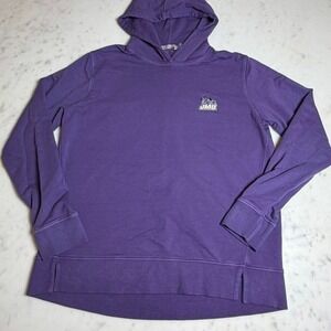Peter Millar Crown Sport Women's James Madison University (JMU) Purple Hooded Pu